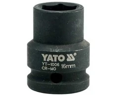 YATO ŠEŠIAKAMPIS SMŪGINIS ANTGALIS 1/2" TRUMPAS 16mm
