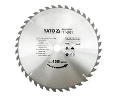 YATO WIDI diskinis pjūklas 350 x 30 mm 40 dantukų 6081