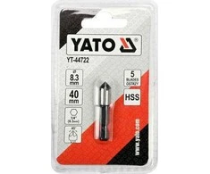 Grąžtas Yato Toya Sa Poland Freza/gąžtas metalui | HSS | Šešiakampis 6,3 mm (1/4 colio) | Ø 8,3 mm (YT-44722)