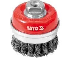 YATO BUT šepetys 60 mm, M14 sriegis, susukta viela - INOX 4768