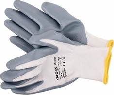 Yato Toya Sa Poland NYLON PROTECTIVE GLOVES COATED WITH OIL-RESISTANT NITRILE, SIZE 9 (YT-74739)
