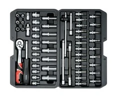 Yato sukimo antgalių ir galvų su terkšle rinkinys 56 vnt YT-14501