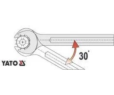 Kombinuotų veržliarakčių komplektas Yato YT-0365; 6-32 mm; 25 vnt.