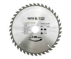 Yato Diskinis pjūklas medienai 210x30mm 40z YT-6067
