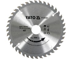 Yato Volframo karbido diskinis pjūklas medienai pjauti 190x40Tx30mm (YT-60489)
