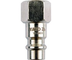 YATO SZYBKOZŁĄCZKA MĘSKA GWINT WEWNĘTRZNY 3/8" 2404