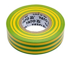 YATO TAŚMA ELEKTOIZOLACYJNA 19mm x 20m ŻÓŁTO - ŽALIA