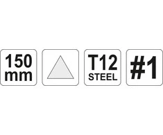 Yato METALINĖ DIDĖLĖ 150mm 1 TRIKAMPIS