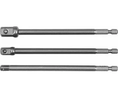 YATO ADAPTER HEX DO NASADEK KPL.3 vnt.. (1/4", 3/8", 1/2")