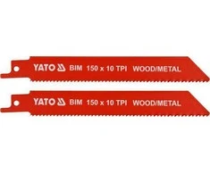 Yato Toya Sa Poland Pjūkliukai stumdomam siaurapjūkliui | metalui | BIM 150 mm 10TPI 2 vnt. (YT-33930)