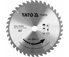 Pjovimo diskas medienai Yato YT-60783; 305x30 mm; Z40