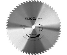 Pjovimo diskas medienai YATO YT-60871, 500x60Tx32 mm