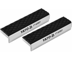 Yato Toya Sa Poland Spaustuvų lūpų apsaugos gumuotos | Aliuminis | 100 mm | 2 vnt. (YT-65001)