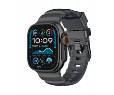 Yaxo „Apple Watch Rugged Evo Sport Band“ 44/45/46/49 mm „Lava Juodas“