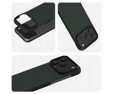 Yaxo Aramido pluošto itin plonas telefono dėklas „MagSafe iPhone 17 Pro Tropic Žalias“