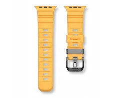 Yaxo Dirželis do Apple Watch Rugged Evo Sport Band 44/45/46/49 mm, saulėtai geltona