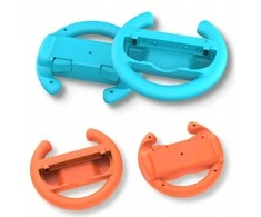 YAXO Wheels Set do Joy-Con Nintendo Switch/Nintendo Switch 2 Inferno Oranžinis&amp;Hydro Mėlyna