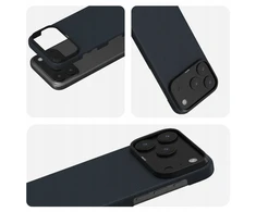 Yaxo Telefono dėklas su aramidinio pluošto itin plonu „MagSafe iPhone 17 Pro“ elektrinės mėlynos spalvos