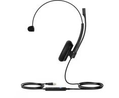 Yealink Ausinės UH34 Lite Mono Teams USB-C/A