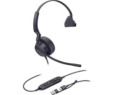 Yealink ausinės UH42 Mono Teams USB-C/A