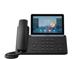 Yealink-SIP-T87W, IP telefonas, juodas, laidinis ir belaidis ragelis, stalinis, 1000 įrašų, mygtukai