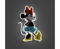 Lubinis šviestuvas Yellowpop Neoninis geltonasis Disney Minnie pilnas kūnas