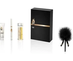 Yesforlov Yes For Lov Love Box masažas aliejaus rinkinys 30ml + Kvarco vyšnių + moteriškas stimuliuojantis gelis 10g + žavinga stimuliuojanti plunksna