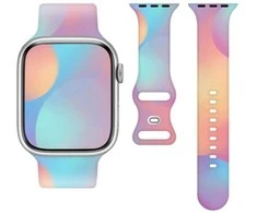 Telcon SILICONE STRAP APPLE WATCH 38/40/41 MM (97+110) RAINBOW