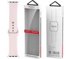 Yesido yesido WB44 silikoninis dirželis, skirtas iWatch L 42/44/45 (97+140) #17 SILT/POWDER Rožinis