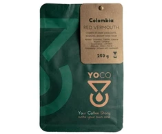 Yoco „Coffee Columbia Raudona Vermouth“ 250 g filtruotos kavos pupelės