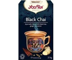 Prieskoninė juodoji arbata Juodas Chai, Yogi Tea, 17 pakelių