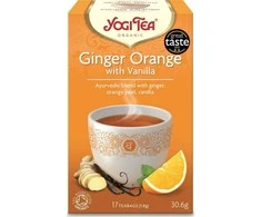 Yogi Tea Yogi arbata – imbiero apelsinas su vanile – 17 arbatos pakelių