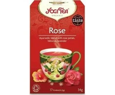 Yogi Tea Yogi arbata – rožė – 17 arbatos pakelių