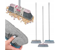 York Grindų šluota su kotu reSTART 120cm skirtingų spalvų