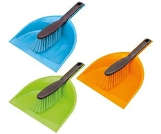 Šepetys su semtuvėliu Clip Azur Azur 32x21.6x7.5cm juodas/mėlynas