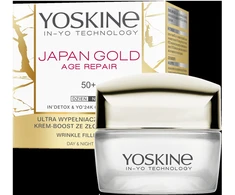 Yoskine Japan Gold 50+ Repairing Day &amp; Night Kreminis Face veido kremas, 50 ml