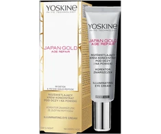 Yoskine Japan Gold Illuminating Day &amp; Night Paakių kremas paakių kremas, 15 ml