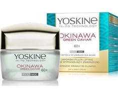 Yoskine Okinawa Žalias Caviar 60+ Day and Night Wrinkle Filling Kreminis veido kremas, 50 ml