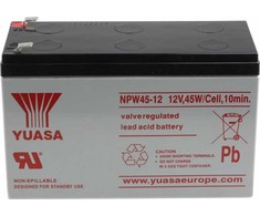 Eaton „Yuasa“ švino rūgšties akumuliatorius 8,5 Ah 151 x 65 x 94 mm 12 V (NPW45-12)