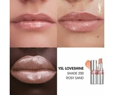 Yves Saint Laurent Loveshine Lipstick drėkinamieji lūpų dažai, 3 g | spalva: 200 Rosy Sand
