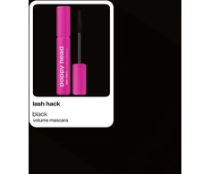 Poppy Head Lash Hack tūrio didinantys blakstienų tušas 01 Juodas 9g