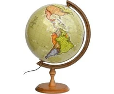Zachem Globe 320 politinis, apšviestas