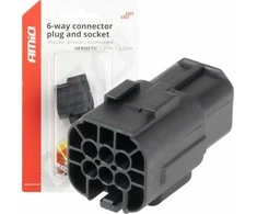 Atspari vandeniui 6 PIN jungtis – kištukas ir lizdas, 2,2 mm, AMIO-04349