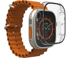ZAGG InvisibleShield Flex 360 rinkinys – apsauginis dėklas ir apsauginė plėvelė, skirta „Apple Watch Ultra“ / „Ultra 2“ (49 mm)