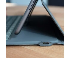 ZAGG Messenger Folio 2 klaviatūros dėklas, skirtas iPad 11 (2025) 11 colių A16 / iPad 10 (2022) 10.9 colių – QWERTZ / DE – Juodas