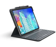 ZAGG Messenger Folio 2 klaviatūros dėklas, skirtas iPad 11 (2025) 11 colių A16 / iPad 10 (2022) 10.9 colių – QWERTZ / DE – Juodas
