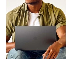 ZAGG Hardshell - obudowa ochronna do MacBook Air 13" M2 (2022) / M3 (2024) / M4 (2025) (smoke)
