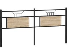 Pakaitinis galvūgalis Sonoma ąžuolas 160 cm Mediena ir plienas