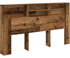 Galvūgalis-spintelė, medienos, 180x19x103,5cm, apdirbta mediena