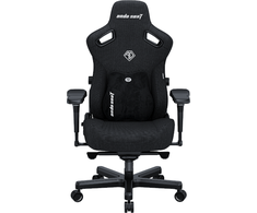 Žaidimų kėdė AndaSeat Kaiser 3 PRO XL, juodos spalvos, medžiaga: audinys